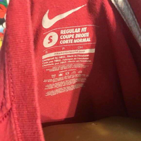 Nike University of Arkansas Big Red Razorbacks Tee - Picture 3 of 5